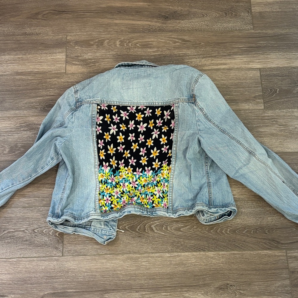 One of a Kind Lei Denim Jacket